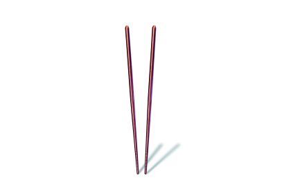 Chopsticks Set 2 Pcs Bronzo