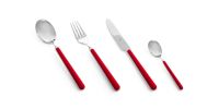 20 Pcs Set Fantasia Ice Oro Red Flatware Set