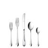 5 Piece Place Setting Diamante Flatware Set