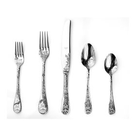 Set 5 Piece Place Setting Casablanca Flatware Set