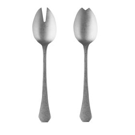 Salad Servers (Fork And Spoon) Moretto Pewter
