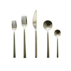 5 Piece Ps Movida Ice Champagne Flatware Set