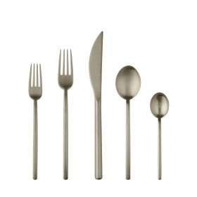 Cutlery Set 5 Piece Due Ice Champagne Flatware Set