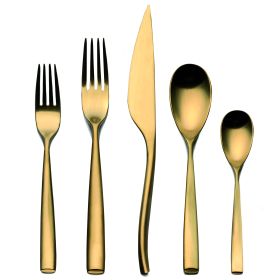 Cutlery Set 5 Piece Arte Oro Ice Flatware Set