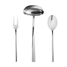 3 Pcs Serving Set (Fork Spoon And Ladle) Atena