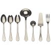Dolce Vita 7 Piece Serve Set Mirror Champagne Flatware Set