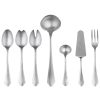 Full Serving Set 7Pcs Dolce Vita Pewter Flatware Set