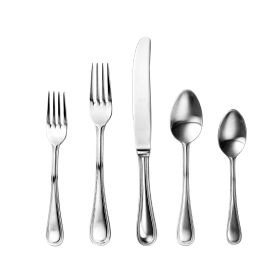 20 Pcs Set Perla Pewter Flatware Set