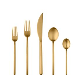 Due Ice Oro 20-Piece Flatware Set