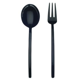 Serving Set (Fork And Spoon) Due Oro Nero