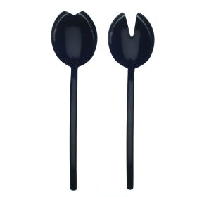 Salad Servers (Fork And Spoon) Due Oro Nero
