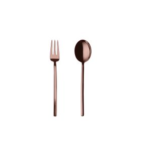 Serving Set (Fork And Spoon) Due Bronzo