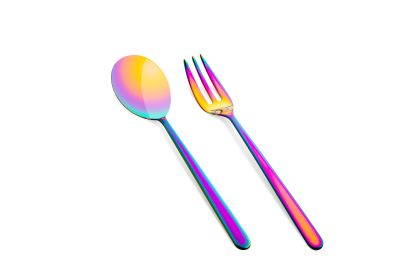 Serving Set(Fork&Spoon)Linea Arcoba