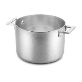 Deep Pot With Lid Cm. 20 Attiva Pewter