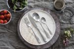 3 Pcs Serving Set (Fork Spoon And Ladle) Natura Ice