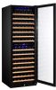 166 Bottle Dual Zone Black Glass Wine Refrigerator