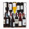 166 Bottle Dual Zone Black Glass Wine Refrigerator