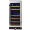 32 Bottle Premium Dual Zone Under Counter Wine Cooler