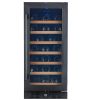 34 Bottle Black Stainless Under Counter Wine Cooler