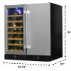 Black Glass Wine and Beverage Cooler