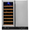 Black Glass Wine and Beverage Cooler