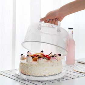 10in Cake Storage Container with Handle Plastic Cake Box Cupcake Storage Box Container Carrier