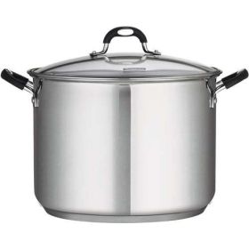 Tramontina 16 Quart Stainless Steel Covered Stock Pot - Tramontina