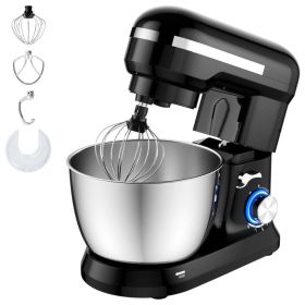 Smart Household Kitchen Food Mixer Small Stand Mixer - Black - Stand Mixer