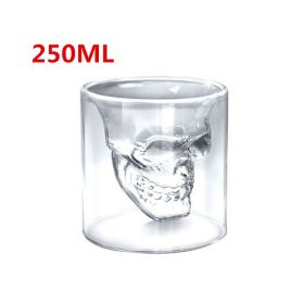 Skull Skull Double Transparent Glass