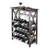 Rio Wine Rack; 24-Bottle; Glass Hanger - 92432
