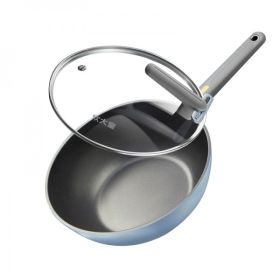 Cooker King, Ultra Light Pot, Household Non-Stick Wok, Frying Pan, With Lid, CKNC6430BF, 30cm