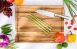 Rectangular Real Teak Wood Cutting Board With Juice Groove 20 INCH, Pack of 5 pieces