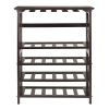 Rio Wine Rack; 24-Bottle; Glass Hanger - 92432
