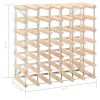 Wine Rack for 42 Bottles Solid Pinewood