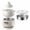 Bear Multi-function Electric Steam Cooker, Yunnan Steam Chicken Soup Steamer Ceramics, DQG-A30C1 New Natural Ceramics Cooking Method, 3L