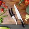 2PCS KITCHEN KNIFE.Chef knife and Poultry shears