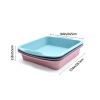1pc Square Silicone Cake Pan Wave Pattern Toast Bread Baking Pan Easy To Wash High Temperature Resistant Oven Silicone Cake Mold