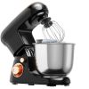 Stand Kitchen Food Mixer 5.3 Qt 6 Speed With Dough Hook Beater - Black - Stand Mixer