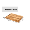 Real Teak Cutting Board With Juice Groove 18 INCH, Pack of 5 Pieces