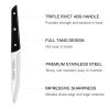 Steak Knife; 8Pcs Steak Knife Set Stainless Steel Serrated Steak Knife Dinner Knife for Home Amazon Platform Banned