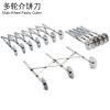 5-Wheel Pastry Cutter Stainless Steel Expandable Pizza Slicer Multi-Round Pastry Knife Baking Cutter Roller Cookie Dough Cutter Divider