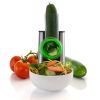 Home One-Touch Control 4 In 1 Stainless Steel Electric Salad Maker W/Attachments