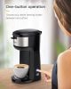Coffee Maker Fast Brewer K-Cup Pod & Ground Coffee Single Serve Self Clean