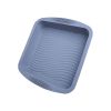1pc Square Silicone Cake Pan Wave Pattern Toast Bread Baking Pan Easy To Wash High Temperature Resistant Oven Silicone Cake Mold