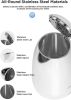KOIOS 1.8L 304 Stainless Steel Hot Water Boiler, Cool Touch Anti-Scald Double Wall Electric Tea Kettle