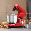 Stand Kitchen Food Mixer 5.3 Qt 6 Speed With Dough Hook Beater - Red - Stand Mixer