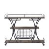 Kitchen Cart 3-Drawer Removable Storage Rack Trolley Cart with Rolling Wheels