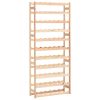 Wine Rack for 77 Bottles Pinewood - Beige