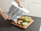 Foil Cutter Dispenser Plastic Wrap Cutter Dispenser Perfect 1-Click Cutter Kitchen Tools